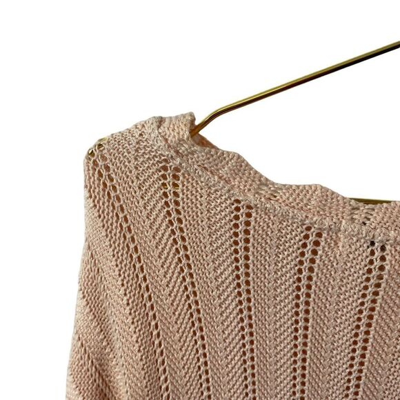 American Knitworks Pink Sweater Dress Size MED - Picture 8 of 10
